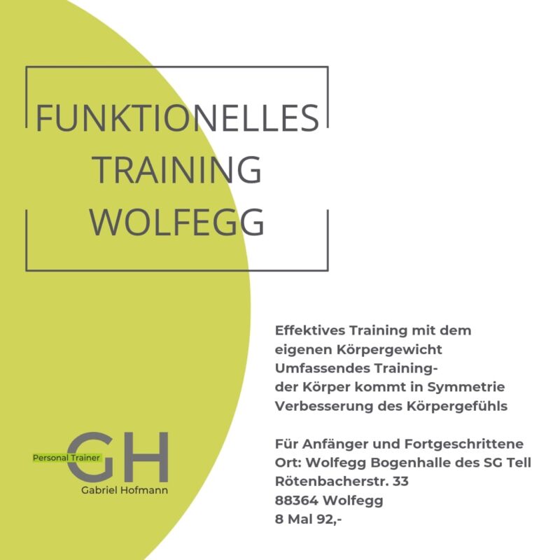 Erfolgsprogramm „Funktionelles Training“